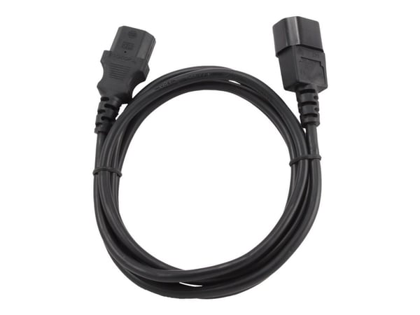 Gembird PC-189-VDE - Jatkojohto virtakaapelille - IEC 60320 C13 - IEC 60320 C14 - 1,8 m - muotoiltu