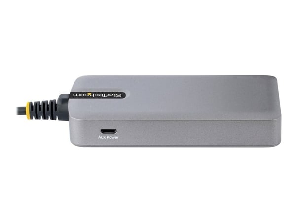 Startech 4-Port USB Hub, USB 3.0 5Gbps, Bus Powered, USB-A to 4x USB-A Hub with Optional Auxiliary Power Input, Portable Desktop/Laptop USB Hub wit...