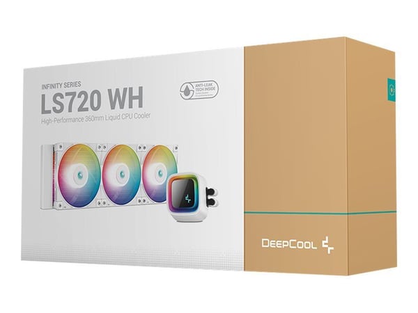 Deepcool LS720 WH - Væskekjølesystem for prosessor - Radiatorstørrelse: 360 mm - (for: LGA1155, LGA2011, LGA1150, LGA2011-3, LGA1151, AM4, LGA2066,... Deepcool LS720 WH - Væskekjølesystem for prosessor - Radiatorstørrelse: 360 mm - (for: LGA1155, LGA2011, LGA1150, LGA2011-3, LGA1151, AM4, LGA2066,...