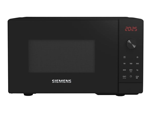 Siemens iQ300 FF023LMB2, Pöytämalli, Solo-mikroaaltouuni, 20 L, 800 W, Rotaatio, Kosketus, Musta Siemens iQ300 FF023LMB2, Pöytämalli, Solo-mikroaaltouuni, 20 L, 800 W, Rotaatio, Kosketus, Musta