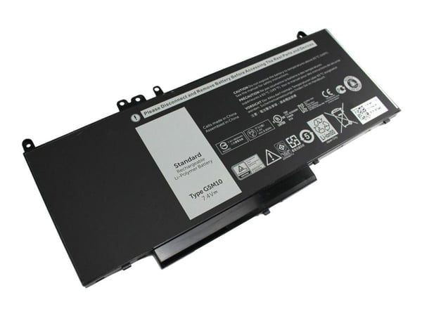 CoreParts - Batteri til bærbar PC (tilsvarer: Dell 08V5GX, Dell 0R9XM9, Dell 6MT4T, Dell 8V5GX, Dell G5M10) - litiumion - 4-cellers - 5.2 Ah - for ...