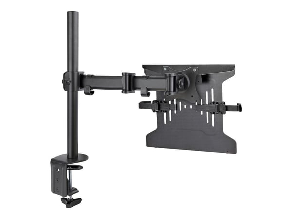 Startech Laptop Desk Mount, Monitor and Laptop Mount for Desk, Displays 34in (8kg/17.6lb) & Laptops (4.5kg/9.9lbs), Adjustable & Articulating VESA ...