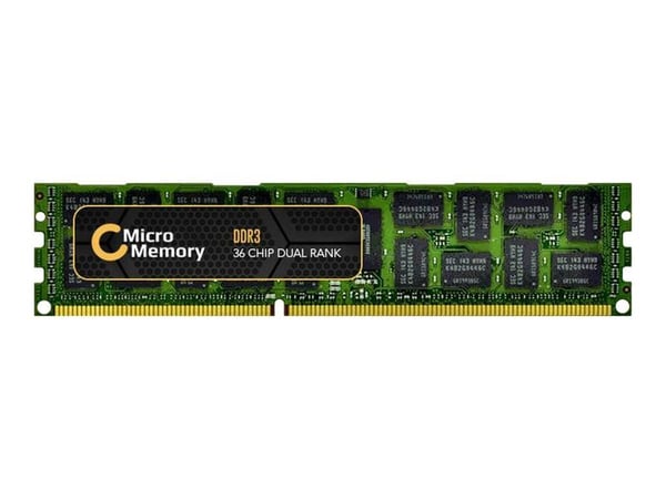CoreParts M393B2G70BH0-CK0-MM, 16 GB, 1 x 16 GB, DDR3, 1600 MHz, Vihreä