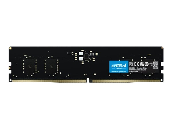 Crucial - DDR5 - modul - 8 GB - DIMM 288-pin - 4800 MHz / PC5-38400 - CL40 - 1.1 V - ikke-bufret - ECC