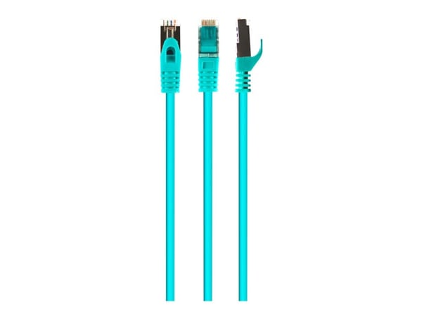 Cablexpert - Koblingskabel - RJ-45 (hann) til RJ-45 (hann) - SFTP - CAT 6a - halogenfri, formstøpt, uten hindringer - grønn