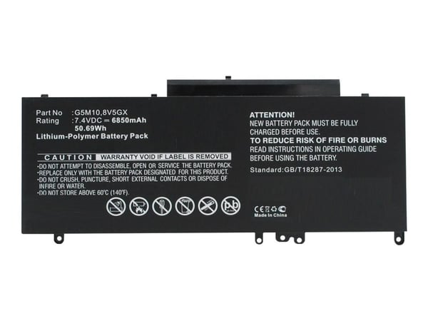 CoreParts - Batteri til bærbar PC - litiumpolymer - 6850 mAh - 50.7 Wh - svart - for Dell Latitude 3150, 3160, E5250