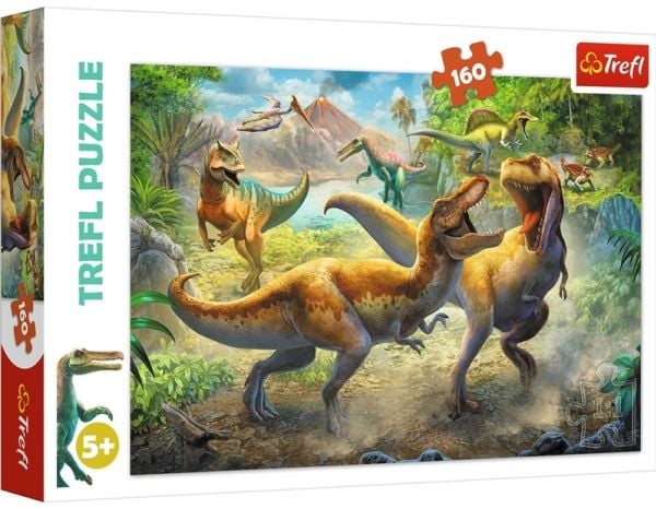 Trefl-puslespill, 160 deler - Fighting Tyrannosaurs (GXP-645423)