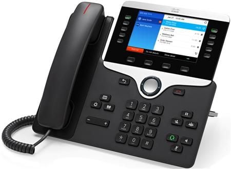 Cisco IP Phone 8841 - VoIP-telefon - SIP, RTCP, RTP, SRTP, SDP - 5 linjer