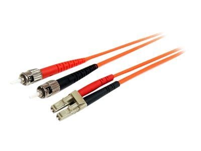 Startech 2m Fiber Optic Cable - Multimode Duplex 62.5/125 - LSZH - LC/ST - OM1 - LC to ST Fiber Patch Cable (FIBLCST2) - Nettverkskabel - LC multim...
