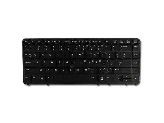 HP DualPoint - Erstatningstastatur for bærbar PC - med DualPoint, pekepinne - Finsk - for EliteBook 745 G2 Notebook, 755 G2 Notebook
