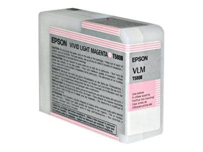 Epson - 80 ml - livlig lys magenta - original - blekkpatron - for Stylus Pro 3880, Pro 3880 Mirage Edition, Pro 3880 Signature Worthy Edition