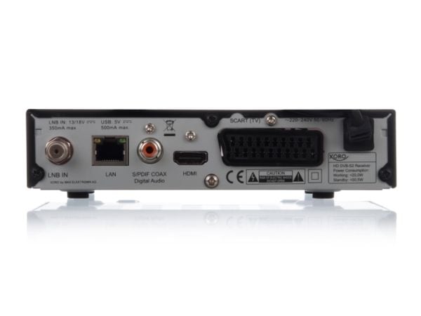 Xoro HRS 8660, 75 O, Langallinen, MP3, AVC,AVI,MKV,MP4,MPG,TS, BMP,JPG, DVB-S2