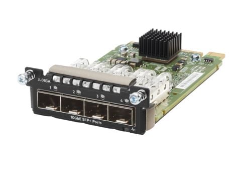 HPE Aruba - Utvidelsesmodul - 10 Gigabit SFP+ x 4 - for HPE Aruba 2930M 24, 3810M 16SFP+, 3810M 24G, 3810M 48G