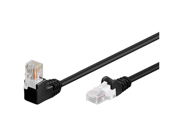 Goobay 94175, 10 m, Cat5e, U/UTP (UTP), RJ-45, RJ-45, Sort