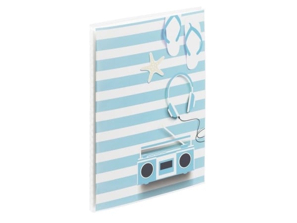Hama 1x24 Summerly fotoalbum softcover, 24 bilder 10x15 farge sort. 2615