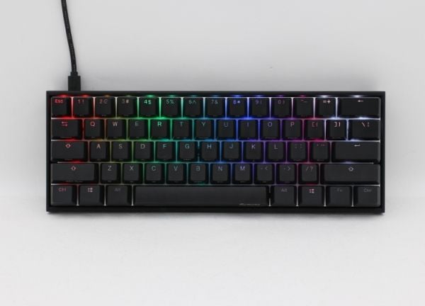 Ducky Mecha Mini, Mini, Kabel, USB, Mekaniska tangentbrytare, RGB LED, Svart