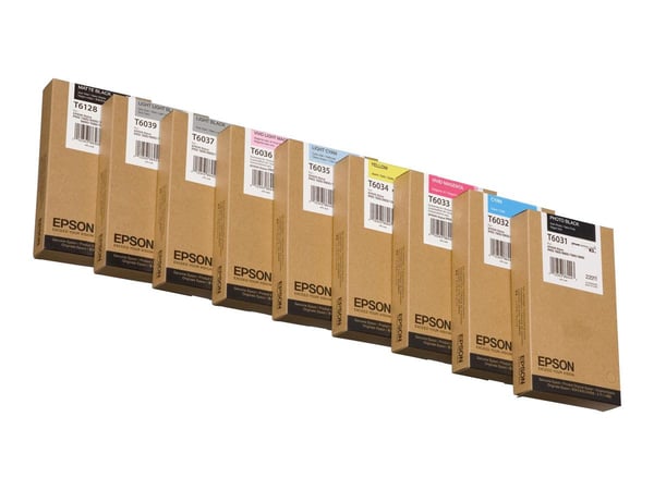 Epson T6034 - 220 ml - gul - original - blekkpatron - for Stylus Pro 7800, Pro 7880, Pro 9800, Pro 9880