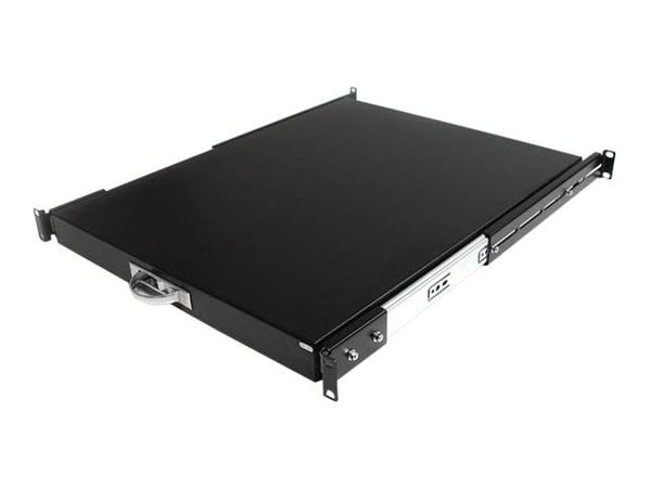 Startech 1U Sliding Server Rack Mount Keyboard Shelf Tray - 55lbs - 22" Deep Steel Pull Out Drawer for 19" AV, Network Equipment Rack (SLIDESHELFD)... Startech 1U Sliding Server Rack Mount Keyboard Shelf Tray - 55lbs - 22" Deep Steel Pull Out Drawer for 19" AV, Network Equipment Rack (SLIDESHELFD)...