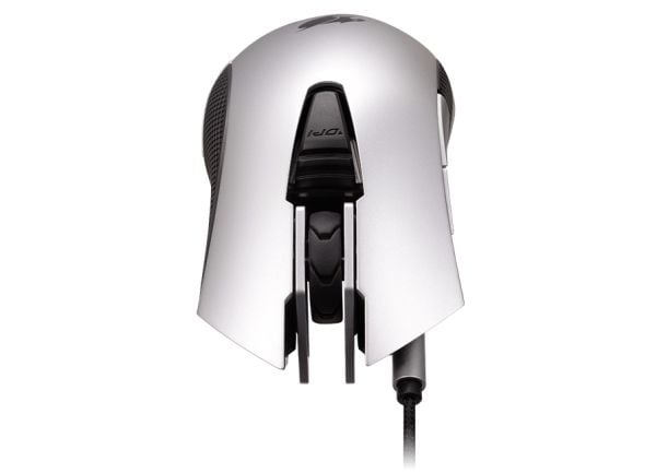 COUGAR Gaming 530M, Høyre hendt, Optisk, USB Type-A, 5000 DPI, Sølv