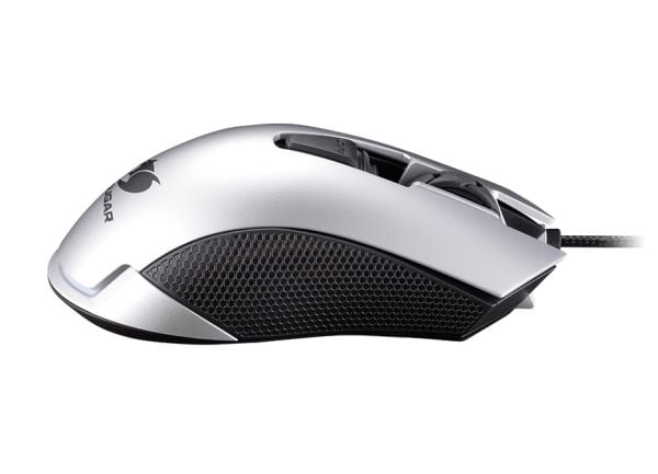COUGAR Gaming 530M, Høyre hendt, Optisk, USB Type-A, 5000 DPI, Sølv