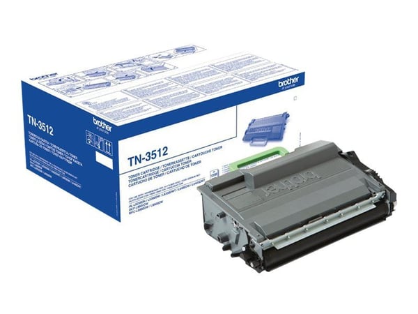 Brother TN3512 - Svart - original - tonerpatron - for Brother DCP-L6600, HL-L6250, L6300, L6400, L6450, MFC-L6800, L6900, L6950, L6970