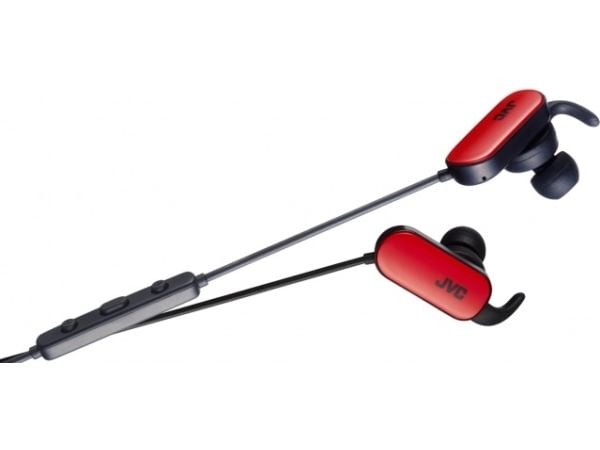JVC HA-EBT5-R, Langaton, 20 - 20000 Hz, Urheilu, 15 g, Kuulokkeet, Musta, Punainen