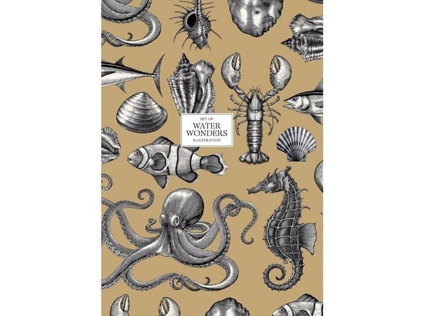 Astra skrivebok A4/80K, kort Water Wonders
