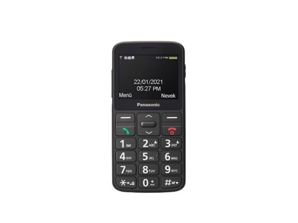 Panasonic KX-TU160, Kosketusnäyttö, Yksittäinen SIM, 6,1 cm (2.4"), 0,3 MP, Bluetooth, Musta