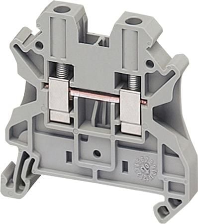 SCHNEIDER ELECTRIC Gennemgangsklemme 4mm², grå