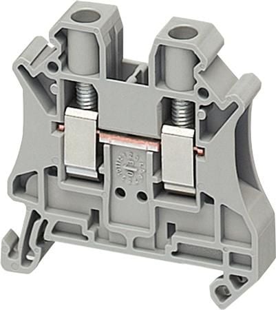 SCHNEIDER ELECTRIC genomgångsklämma 6mm², grå