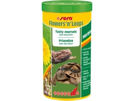 sera Flowersn Loops, Turtle, Universal, 1000 ml, 140 g