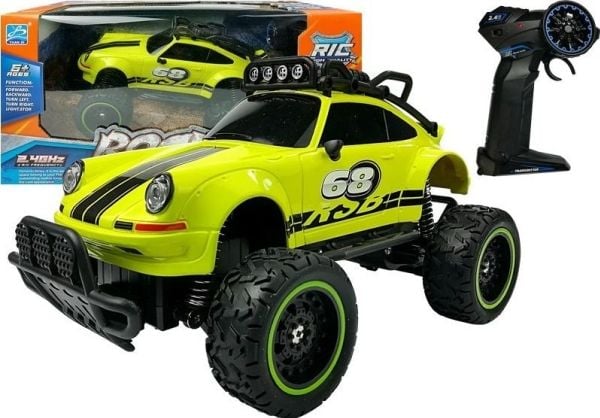 Lean Cars Lantoys Auto fjernkontrollert R/C Beetle Target Zone 2,4 G