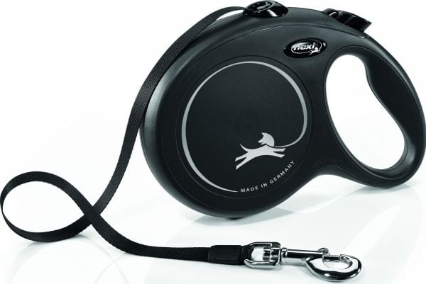 flexi New Classic bånd L, 8M, 50KG, sort