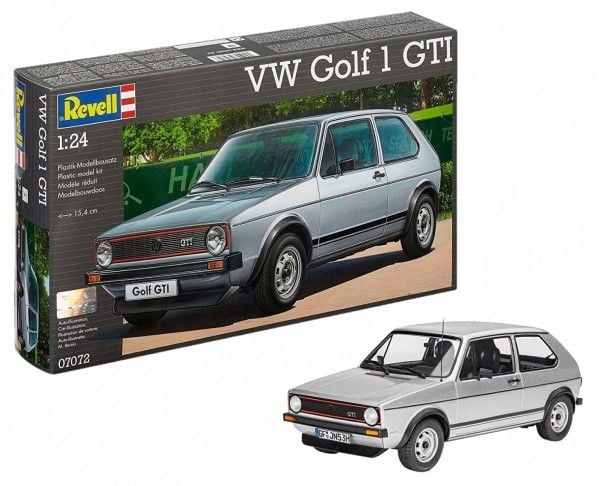 Revell VW Golf 1 GTI, Bybil, Monteringssett, 1:24, VW Golf 1 GTI, VW Golf 1 GTI, Over middels