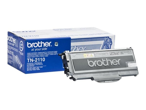Brother TN2110 - lajittele - alkuperäinen - tonerpatron - Brother DCP-7030, 7040, 7045, HL-2140, 2150, 2170, MFC-7320, 7440, 7840; Justio DCP-7040;...