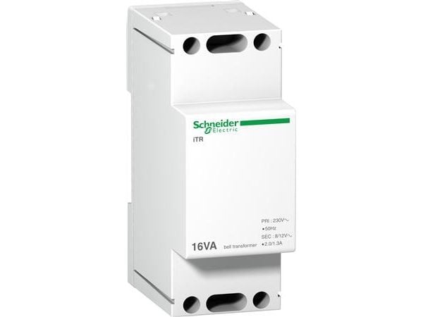 Schneider Electric A9A15215, 230 V, 50/60 Hz, 12/24 V, Valkoinen, NF, 54 mm