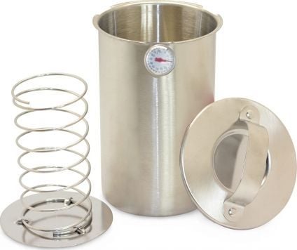 Skinketilbehør i stål + termometer 1,5 l 6506 Kamille 6506 (5903148921303)