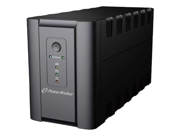 PowerWalker VI 1200 IEC - UPS - AC 220/230/240 V - 600 watt - 1200 VA - 7 Ah - USB - utgangskontakter: 6 - svart