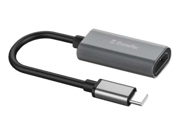 XtremeMac - Video adapter - USB-C hann til HDMI hunn - siderisk grå - 4K-støtte