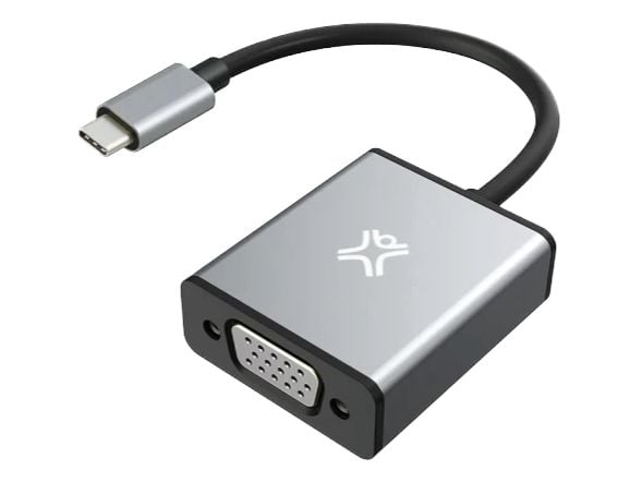 XtremeMac - Video adapter - USB-C (hann) til HD-15 (VGA) (hunn) - 1080p støtte 60 Hz - grå