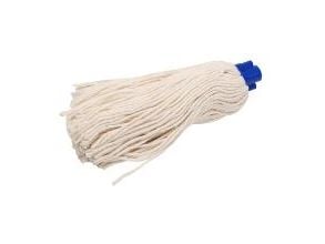 Mopgarn/Rundmoppe Mini Anna 250g Bomuld med Gevind Hvid Våd,25 stk/krt