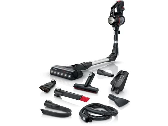 Bosch BCS711PET, Støvsuger med stang, Uten pose, Sort, Rød, 0,3 l, Tyskland, Tørr