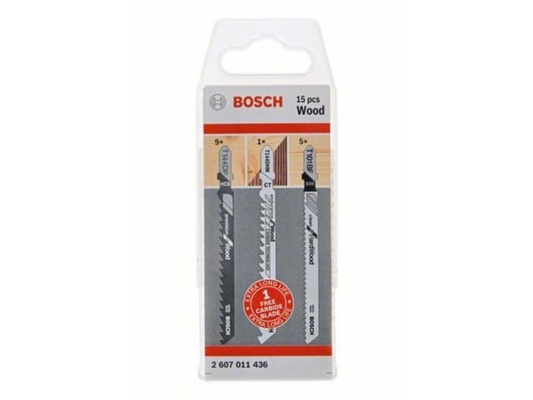 Bosch KIRVESILUUKKU SET WOOD 15PKS