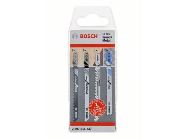 Bosch puu/metalli taltta sarja 15 kpl