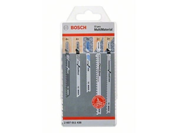 Bosch MONIMATERIAALINEN LEIKKAUSSARJA SETTI 15 OSAAJAA