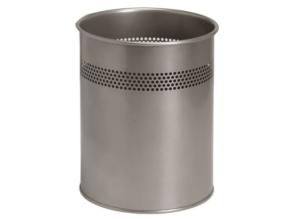 TWINCO A/S - Avfallskurv - 15 L - metall - sølv