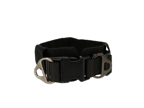Dogman Emmi Fodrat Hundhalsband Ställbart Svart Xxl