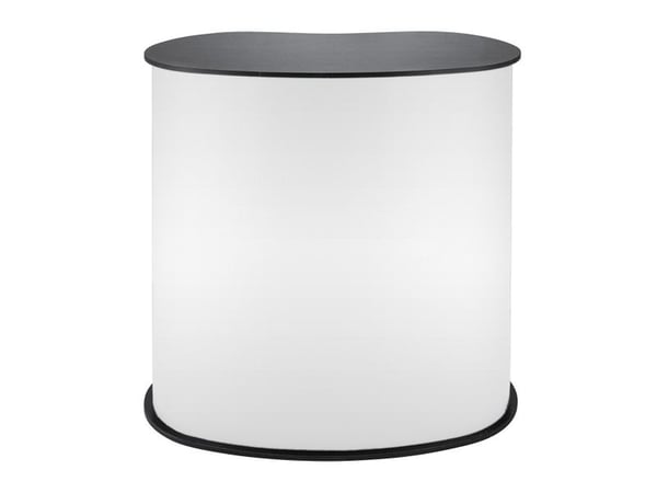 Messeudstyr, Twinco Twin, 900x490x930mm Disk Inkl. hylde, hvid Messeudstyr, Twinco Twin, 900x490x930mm Disk Inkl. hylde, hvid