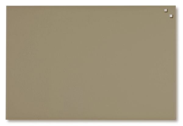 Magnetisk glastavle 60 x 80 cm beige