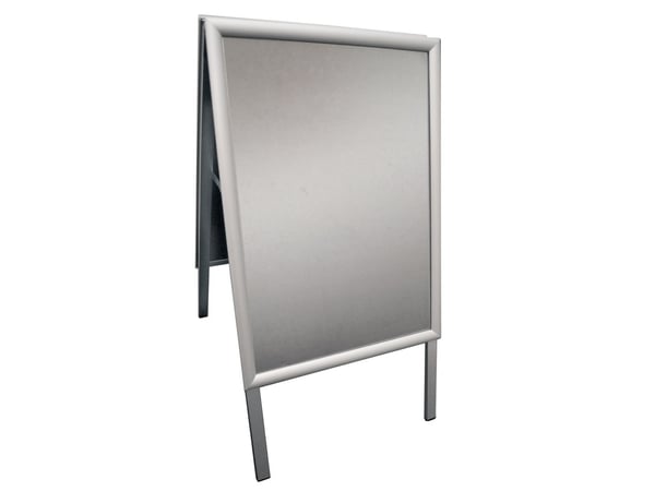 Gadeskilt TWIN Light B1 70x100 cm alu